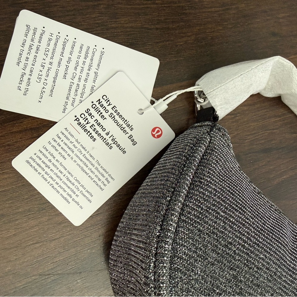 🆕 Lululemon City Essentials Nano Shoulder Bag - Glitter - Picture 10 of 14